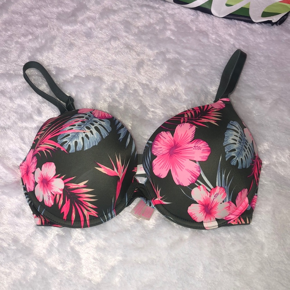 Victoria’s Secret Pink tropical padded bra